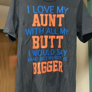 TWO Bella + Canvas Boutique made shirts with tags. Aunt and Niece shirts.